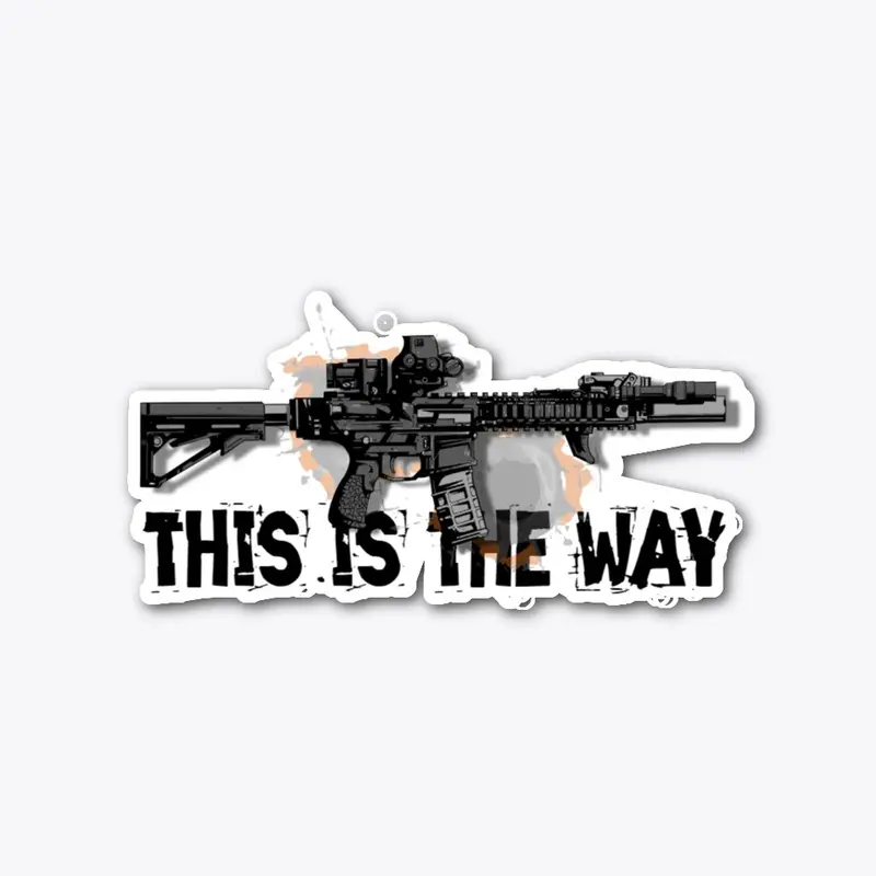 This Is The Way MK18 Sticker