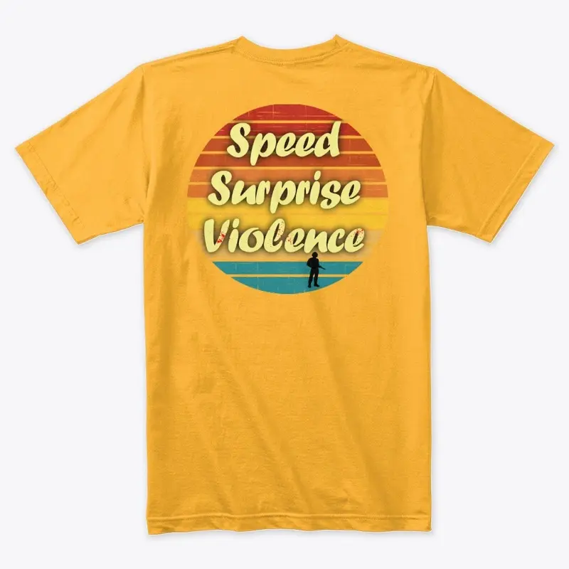 Speed Surprise Violence Beach Tee